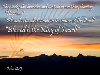 Sunset Wallpaper with New Testament Verse