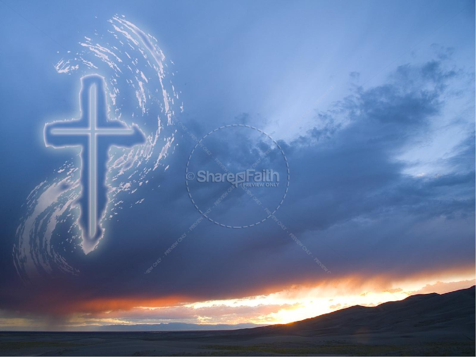 Cross Accent on Majestic Landscape | slide 1