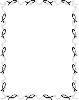Christian Fish Border