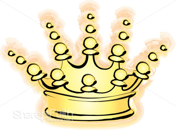 Glowing Gold Crown