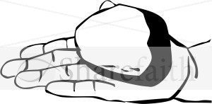 Hand Offers a Rock