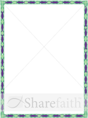 Green and Purple Stained Glass 2