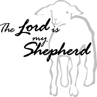 The Lord is My Shephered with Lamb