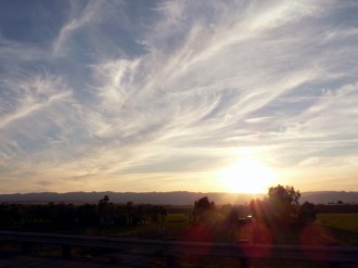 Whispy Clouds Sunset