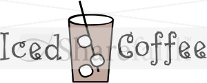 Iced Coffee Sign