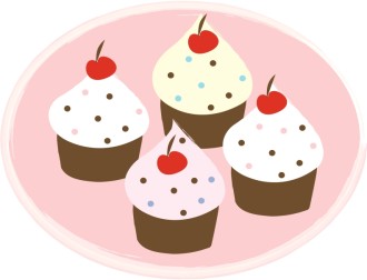 Four%20Cupcakes%20Clipart
