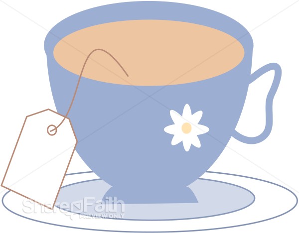 Cup with Daisy Embellishment