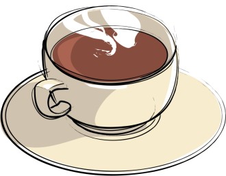 Tan%20Mug%20with%20Steam%20Clipart