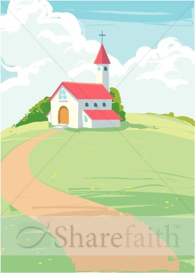Quaint%20Country%20Church%20on%20a%20Hilltop