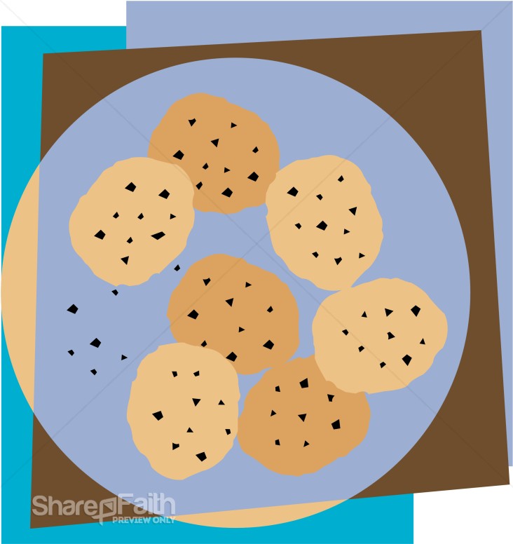 chocolate chip cookie plate