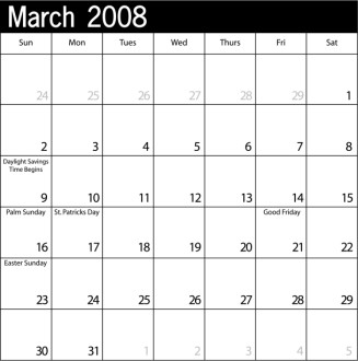 Simple%20Blank%20Calendar%20with%20Holidays%20March%202008