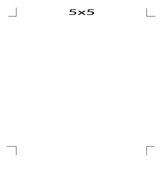 Crop Marks 5x5