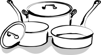 Cafeteria Pots and Pans
