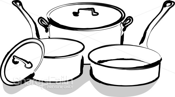 Cafeteria Pots and Pans