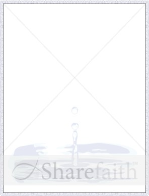 Holy Water Certificate Border