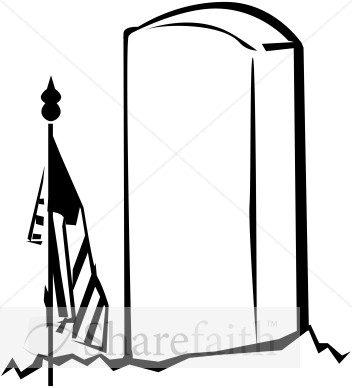 Blank Memorial Gravestone