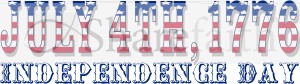 July 4th, 1776 Independence Day