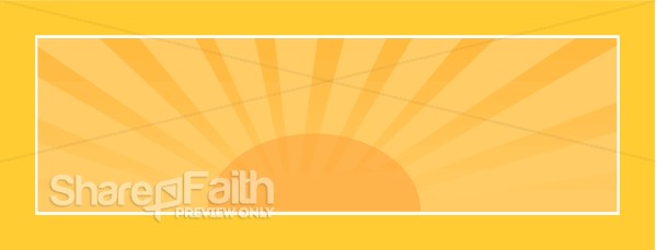 Sun in an Orange Rectangle