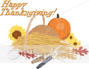 Fall Harvest with Happy Thanksgiving