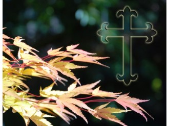 Fall Leaves Extended with Cross
