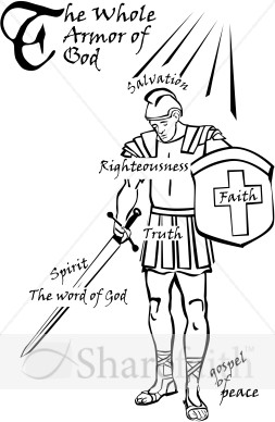 Armor of God Word Art