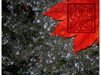 Bright Red Leaf, Rock and Chi Rho