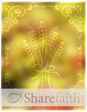Harvest Wheat Stained Glass