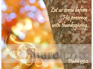 Cornucopia and Tree Trunk and Psalm