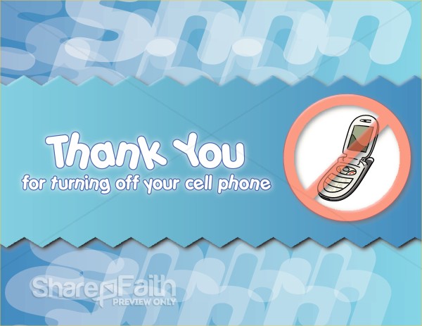 Turn Off Cell Phones