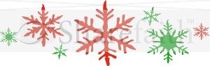 Holiday Colors Snowflakes