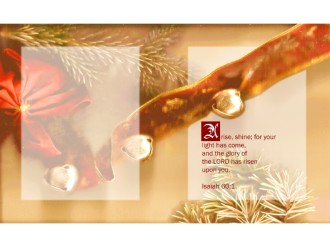 Pine, Bows, Bells and Scripture