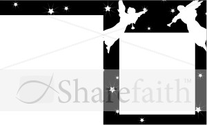 Black%20and%20White%20Angels%20with%20Stars