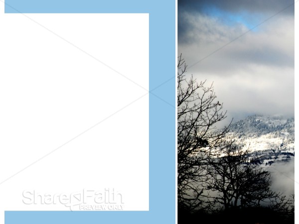 Snow, Clouds and a Mist