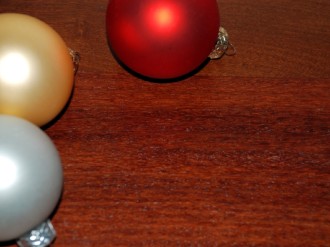 Red, Yellow and silver Ornaments