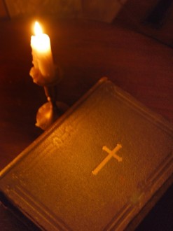Bible%20and%20Candle%20with%20Melted%20Wax