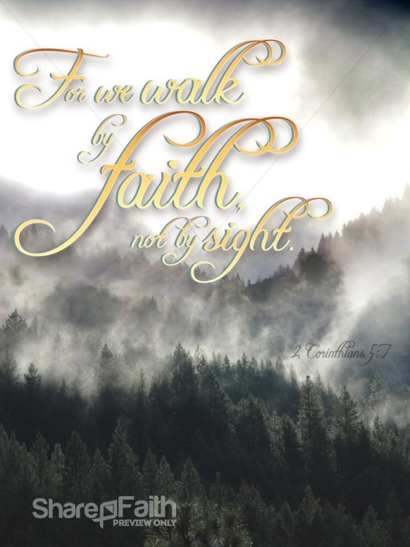 Forest, Mist and Faith Scripture
