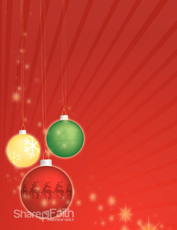 Red Gold and Green Christmas