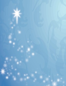 Shades of Blue with Nativity Star