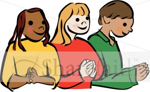 Culturally Diverse Children Praying
