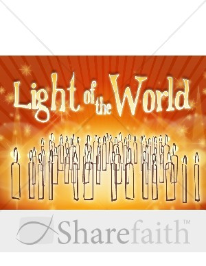 LIght%20of%20the%20World%20with%20Candles%20Aflame