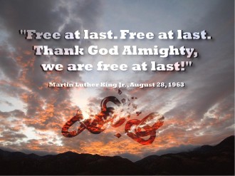 Martin Luther King Sky and Broken Chains