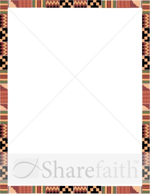 Kente Cloth in Portait