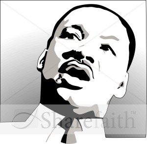 Martin Luther King in Shades of Gray