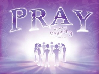 Pray Without Ceasing with Radiant Purple Pray Without Ceasing with Radiant Purple