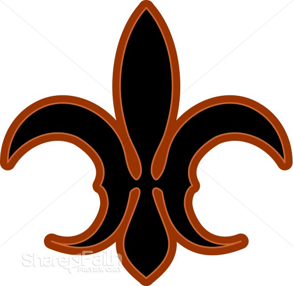Black%20and%20Brown%20Fleur%20de%20lis