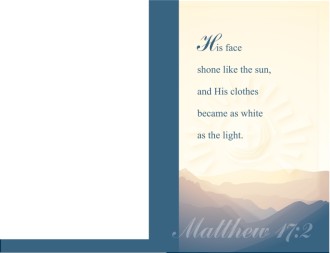 Transfiguration with Mountains