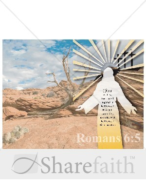 Resurrection with Romans Verse