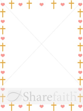 Heart and Gold Cross Border