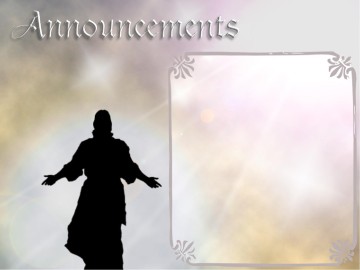 Glorified with Jesus Silhouette