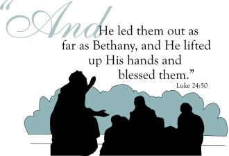Jesus Blesses in Bethany